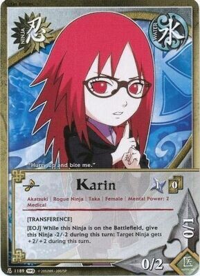 Karin [Transference] - 1189 - Common
Naruto: Tournament (Chibi) Pack 3