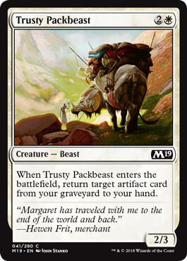 Trusty Packbeast 041/280
Magic 2019 (M19) Singles(Español)