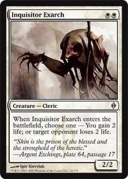 Inquisitor Exarch
New Phyrexia Singles