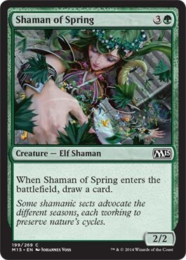 Shaman of Spring 199/269
Magic 2015 (M15) Singles