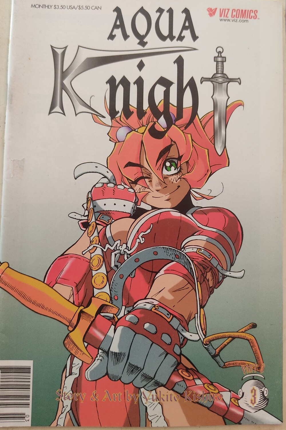 BA Aqua Knight Issue 3 Viz Comics Ingles