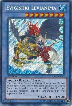 Evigishki Levianima - HA07-EN017 - Secret Rare 1st Edition Hidden Arsenal 7: Knight of Stars 1st Edition Singles