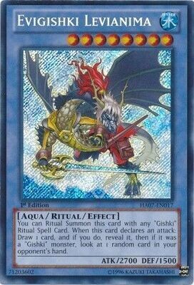 Evigishki Levianima - HA07-EN017 - Secret Rare 1st Edition Hidden Arsenal 7: Knight of Stars 1st Edition Singles