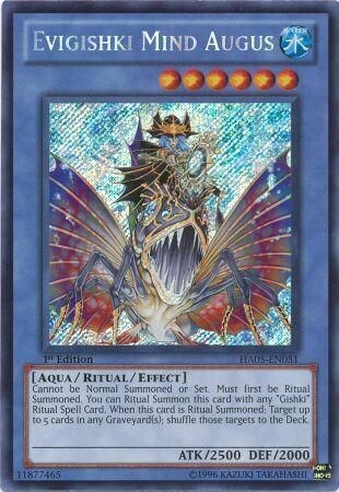 Evigishki Mind Augus - HA05-EN051 - Secret Rare 1st Edition Hidden Arsenal 5 1st Edition Singles (Espanol)