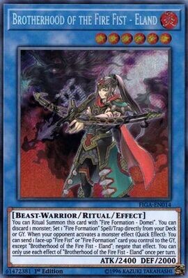 Brotherhood of the Fire Fist - Eland - FIGA-EN014 - Secret Rare 1st Edition
Fists of the Gadgets Singles
