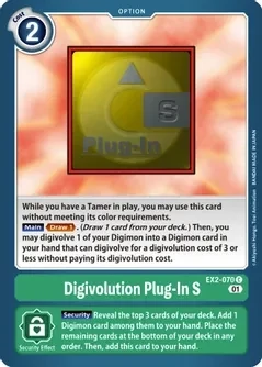 Digivolution Plug-In S - Digital Hazard (EX02) Digital Hazard