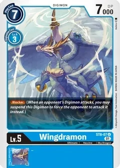 Wingdramon - Starter Deck 08: Ulforce Veedramon (ST-8)
Starter Deck 08: Ulforce Veedramon