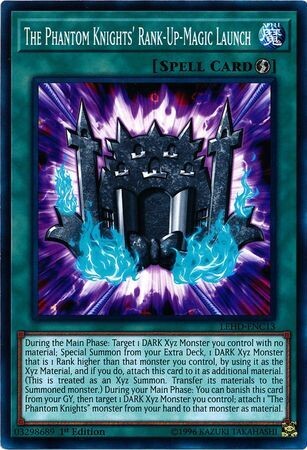 The Phantom Knights' Rank-Up-Magic Launch - LEHD-ENC13 - Common 1st Edition
Legendary Hero Decks 1st Edition Singles