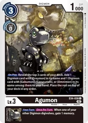 SH Agumon - EX4-038 - Alternative Being Booster (EX04)
Alternative Being Booster