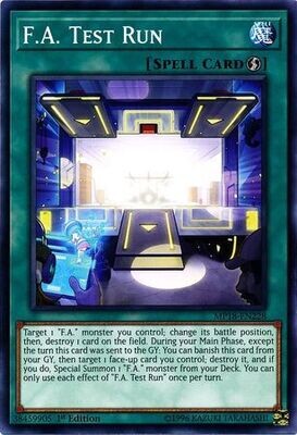 F.A. Test Run - MP18-EN228 - Common 1st Edition 2018 Mega-Tins Singles