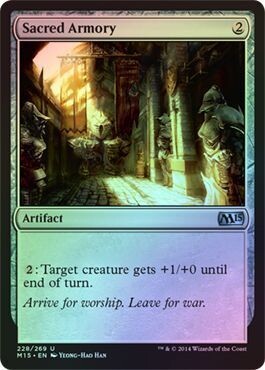 Sacred Armory - Foil 228/269
Magic 2015 (M15) Foil Singles