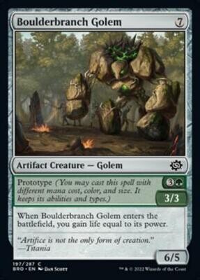 Boulderbranch Golem 197/287
The Brothers&#39; War Singles (Español)