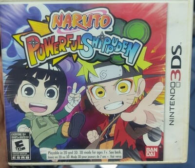 SJ3 Naruto Powerful Shippuden Nintendo 3DS Usado