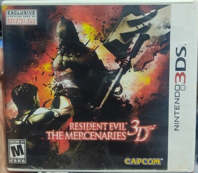 SJ3 Resident Evil The Mercenaries 3D Nintendo 3DS Usado Completo