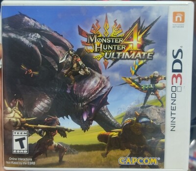 SJ3 Monster Hunter 4 Ultimate Nintendo 3DS Usado Completo