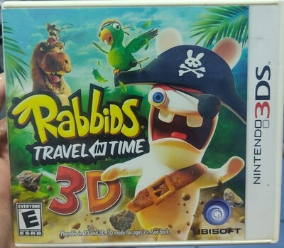SJ Rabbids Travel In Time 3D Nintendo 3DS Usado Completo