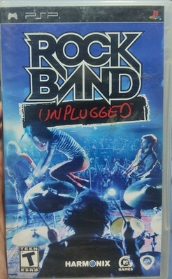 SJ Rock Band Unplugged PSP Usado Completo