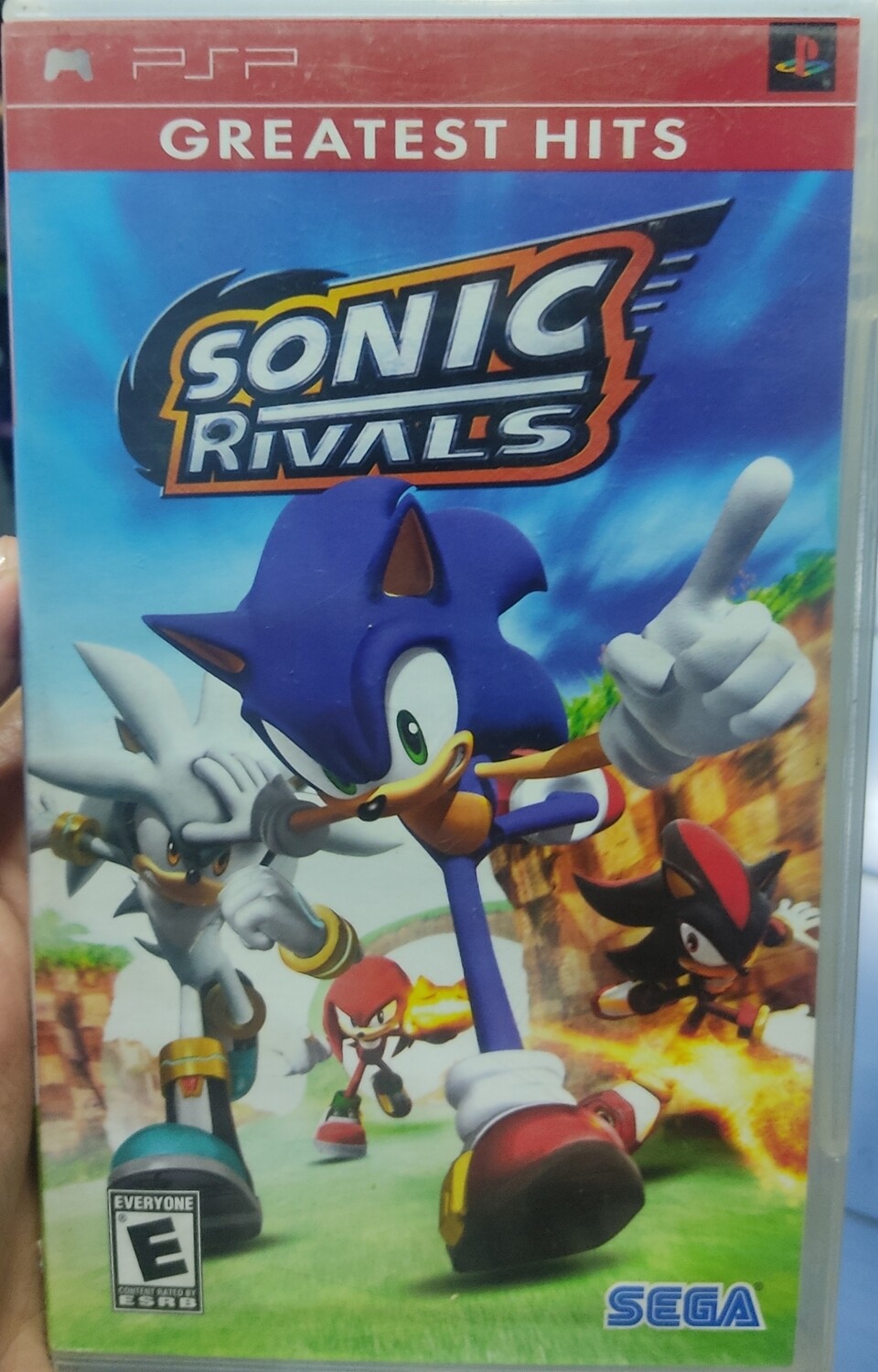 SJ Sonic Rivals PSP Usado Completo