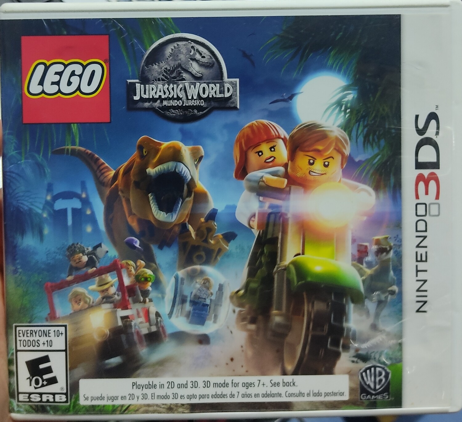 SJ3 Lego Jurassic World Nintendo 3ds Usado Completo