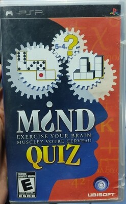 SJ3 Mind Quiz PSP Usado Completo Caja Quebrada