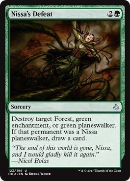 Nissa&#39;s Defeat 123/199 - Hour of Devastation Singles
