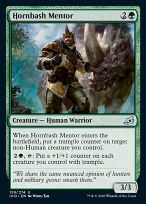 Hornbash Mentor 159/274 Ikoria: Lair of Behemoths Singles
