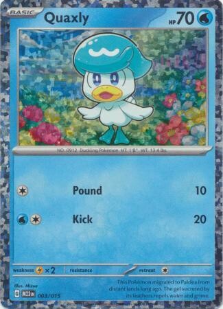 SH Quaxly - 003/015 - Holo Promo
Pokemon McDonald&#39;s Promos (Espanol)