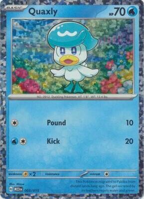 Quaxly - 003/015 - Holo Promo
Pokemon McDonald&#39;s Promos (Espanol)