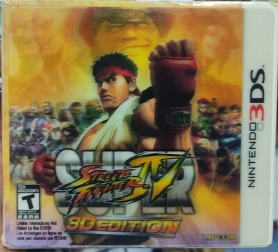 SJ Street Fighter IV 3D Edition Nintendo 3DS Usado Completo