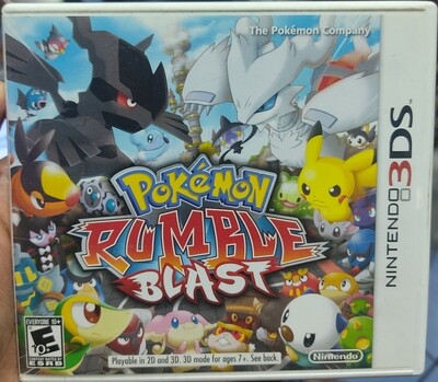 SJ Pokemon Rumble Blast Nintendo 3DS Usado Completo