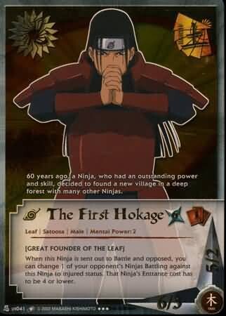 SH The First Hokage &quot;Great Founder of the Leaf&quot; - N-041 - Super Rare
Naruto: Quest For Power Foil