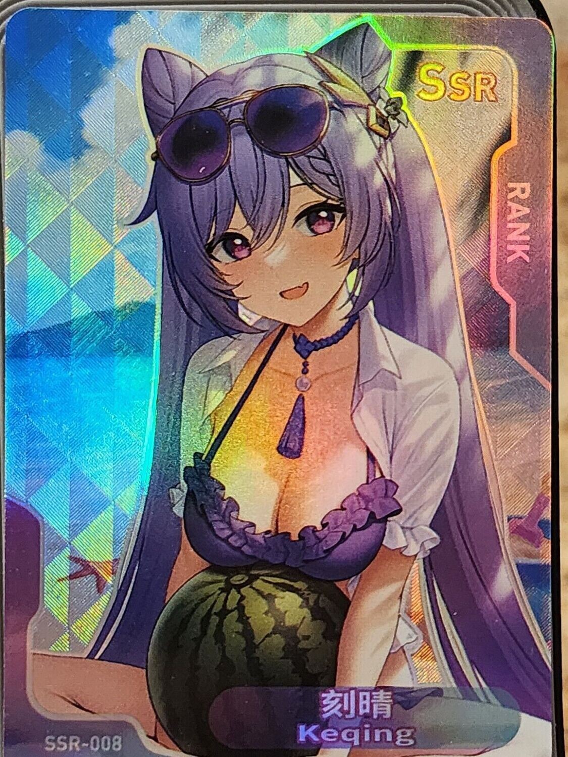 SH Keqing SSR SSR-008 Senpai Goddess Haven Series 2 Story CCG Anime Card