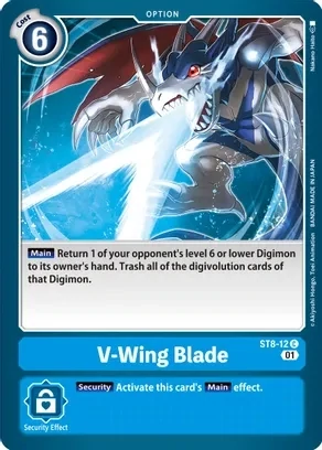 V-Wing Blade - Starter Deck 08: Ulforce Veedramon (ST-8)
Starter Deck 08: Ulforce Veedramon