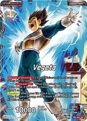 Vegeta // Saiyan Bond Vegeta - Tournament of Power (DBS-TB01)
Tournament of Power