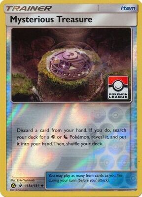 Mysterious Treasure - 113a/131 - League Promo
Pokemon Championship/League/Organized Play Promos