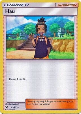 Hau - 61/73 - Uncommon
Shining Legends Singles