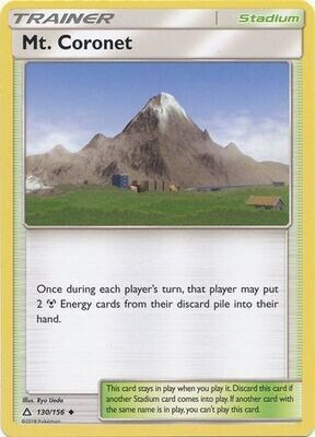 Mt. Coronet - 130/156 - Uncommon
Sun &amp; Moon: Ultra Prism Singles