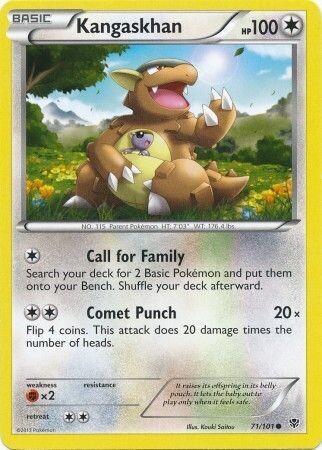 Kangaskhan - 71/101 - Common
Black &amp; White 10: Plasma Blast Singles