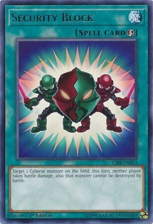 Security Block - CIBR-EN053 - Rare 1st Edition Circuit Break 1st Edition Singles (espanol)