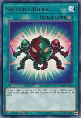 Security Block - CIBR-EN053 - Rare 1st Edition
Circuit Break 1st Edition Singles