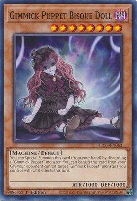 Gimmick Puppet Bisque Doll - LDS3-EN063 - Common 1st Edition Legendary Duelists: Season 3 [LDS3] 1st Edition Singles