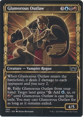 Glamorous Outlaw (Showcase) 309 - Streets of New Capenna (SNC) (FOIL)