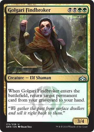 Golgari Findbroker 175/259 Guilds of Ravnica Singles