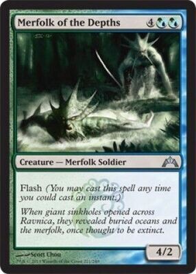 Merfolk of the Depths 221/249 -  Gatecrash Singles