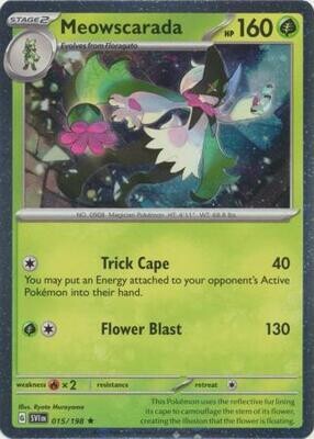 SH Meowscarada - 015/198 - Holo Promo
Pokemon Promo Cards