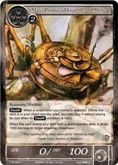 Mass Produced Giant Land Mine - The Twilight Wanderer (TTW)
The Twilight Wanderer