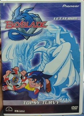 SJ Beyblade Topsy Turvy DVD Usado Completo