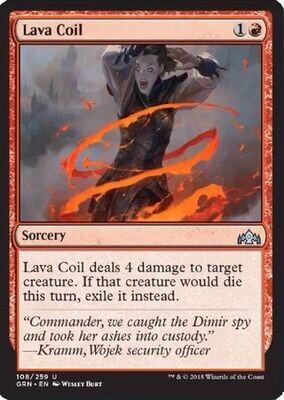 Lava Coil 108/259 - Guilds of Ravnica Singles