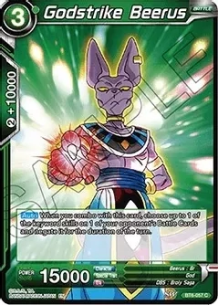 Godstrike Beerus - Destroyer Kings (DBS-B06) Destroyer Kings