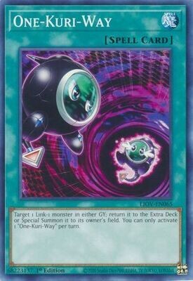 One-Kuri-Way - LIOV-EN065 - Common 1st Edition Lightning Overdrive: LIOV 1st Edition Singles (Espanol)